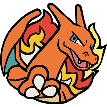 006 Charizard Pin Badge
