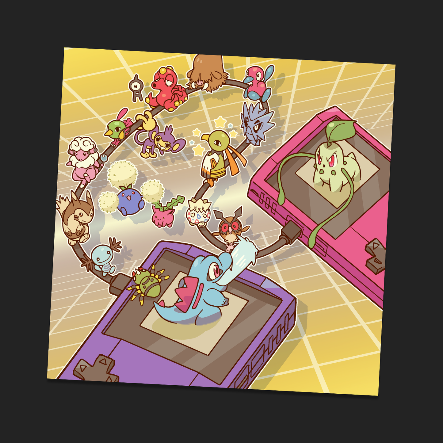 Connected CGB Art Print