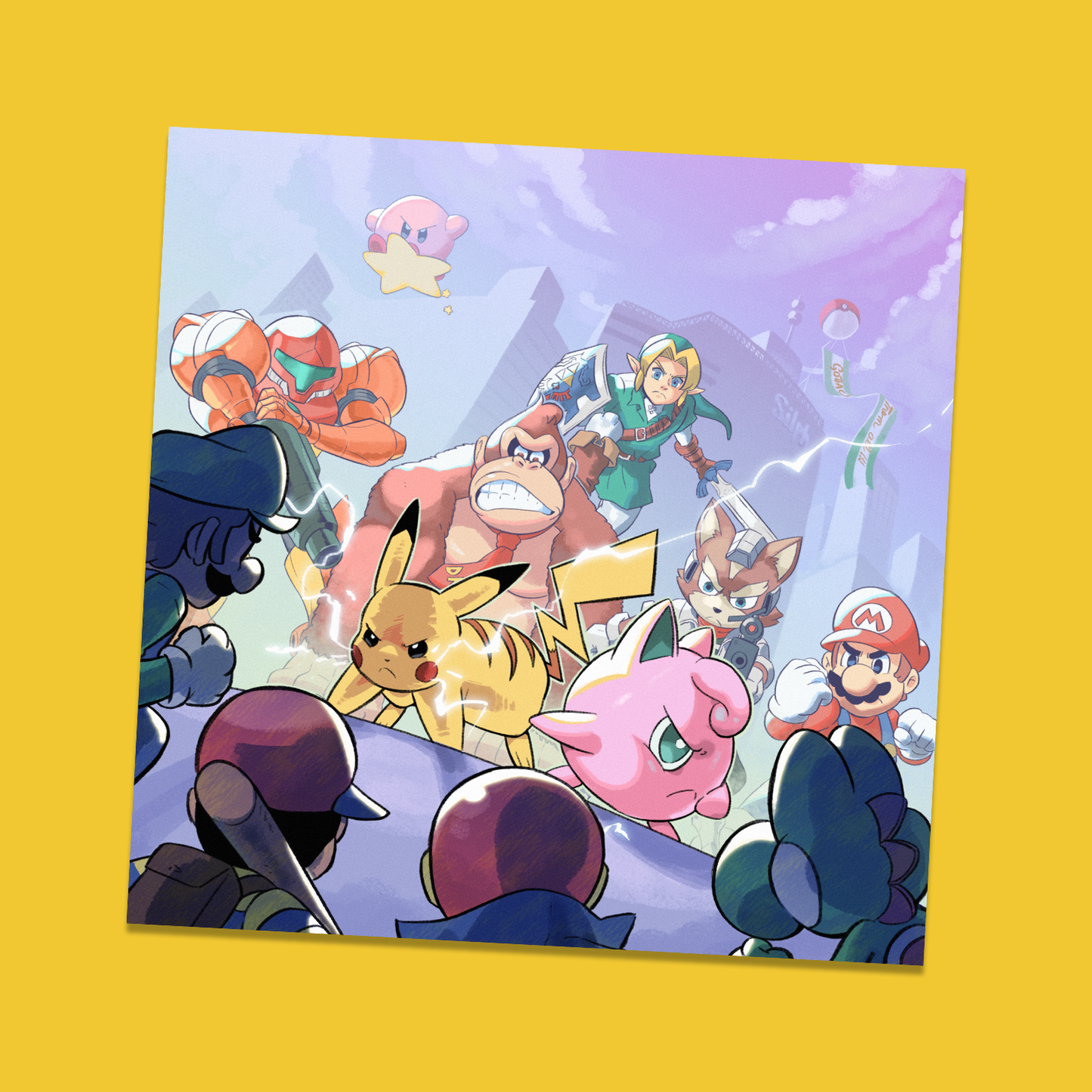Smash Art Print