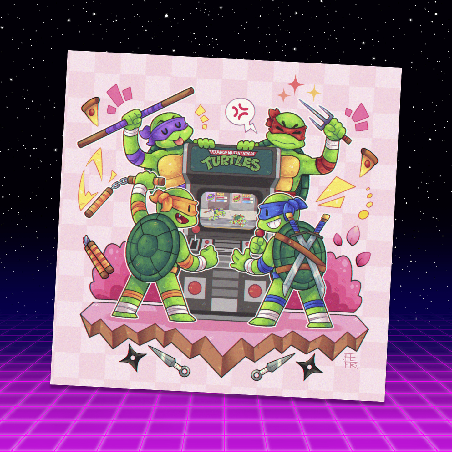 Turtles Art Print