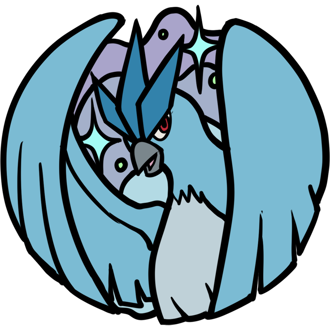 144 Articuno Pin Badge