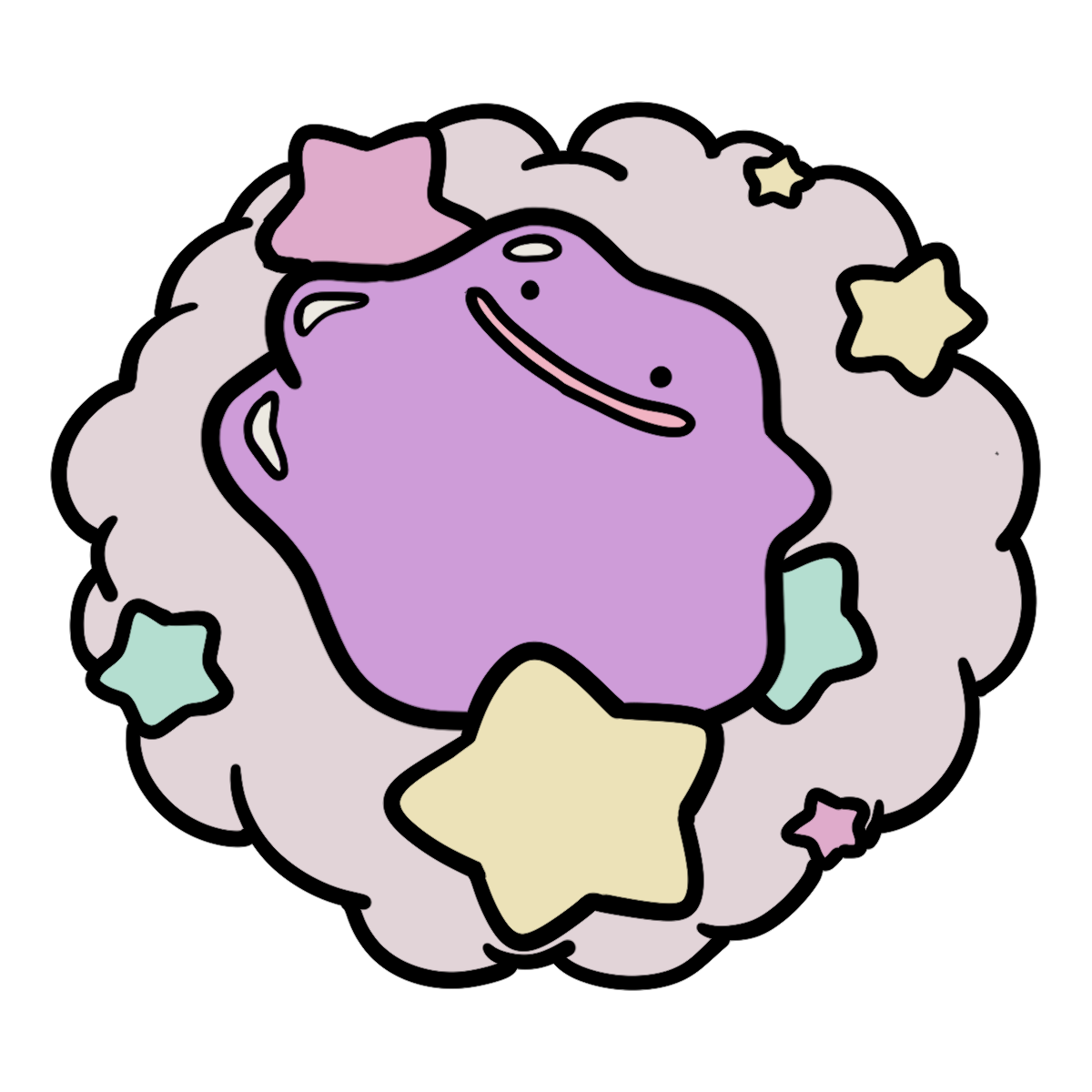 132 Ditto Pin Badge