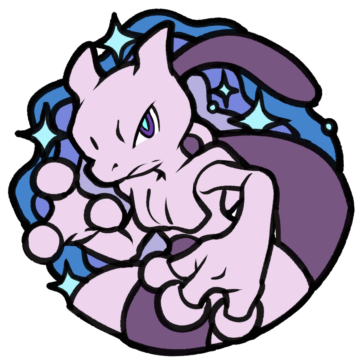 150 Mewtwo Pin Badge