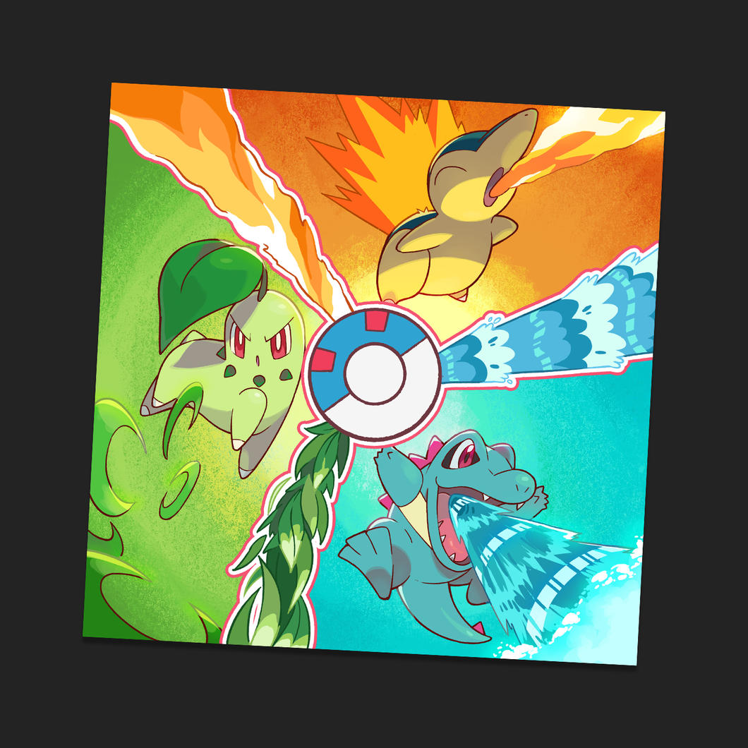 Starters Gen 2 Art Print