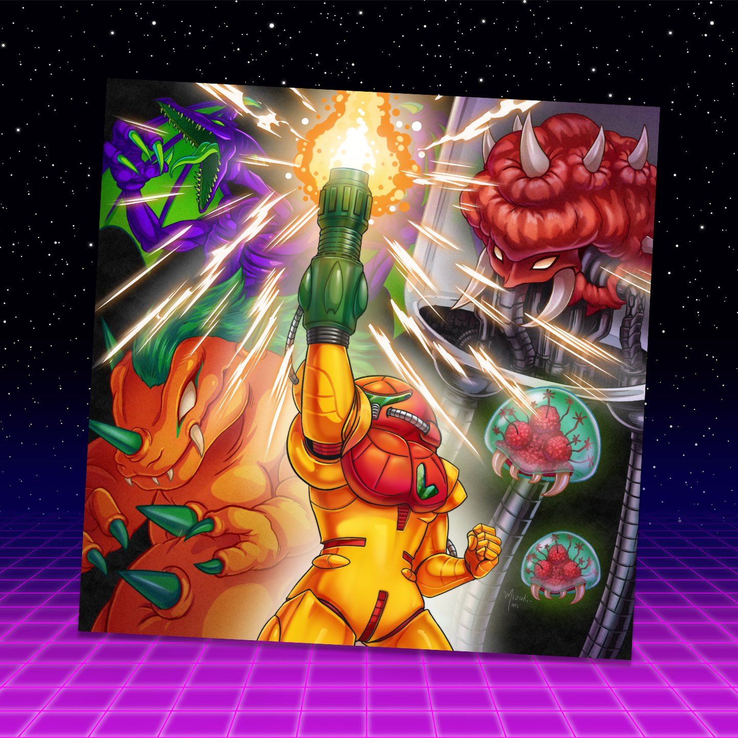Metroid Art Print