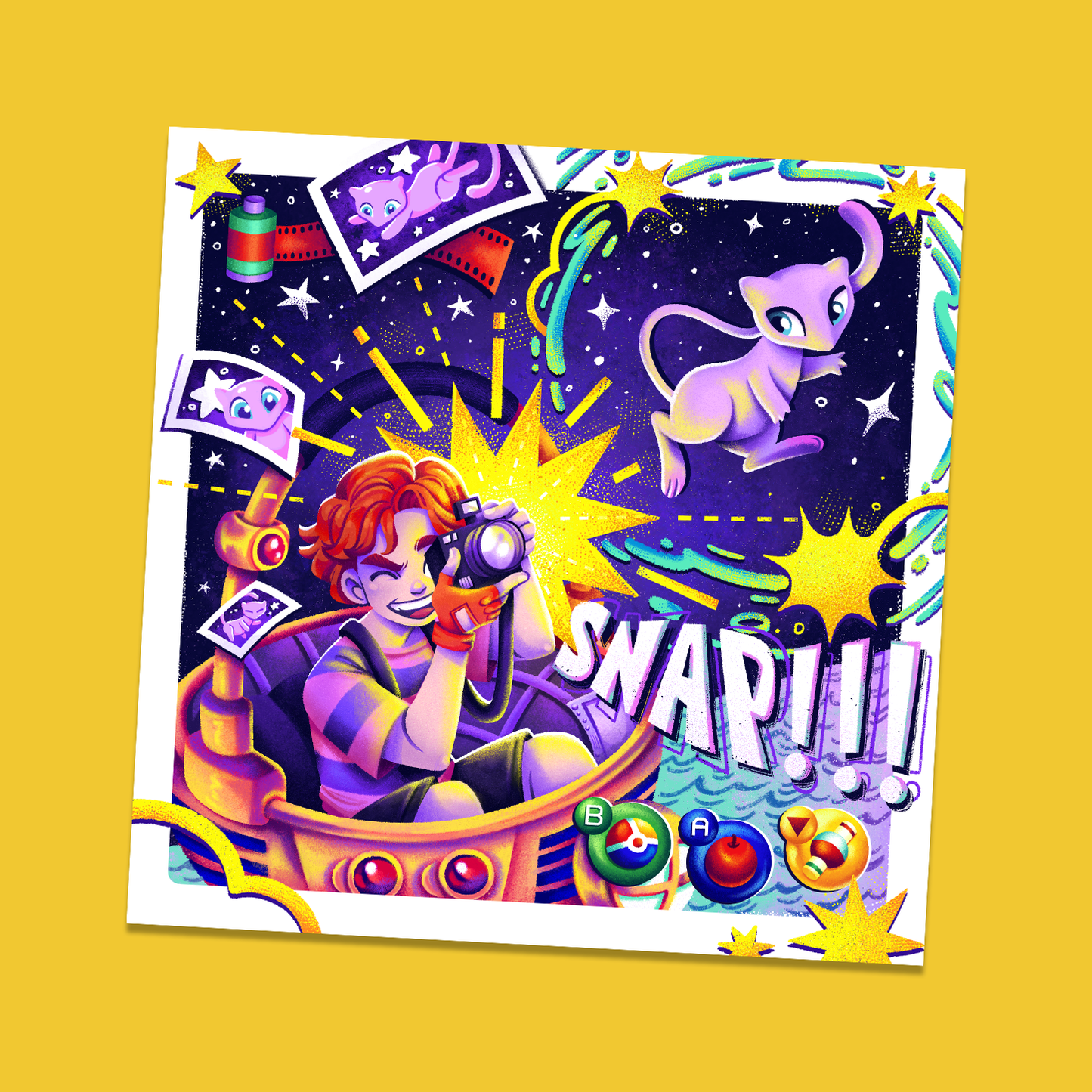Snap Art Print