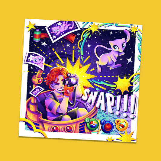 Snap Art Print
