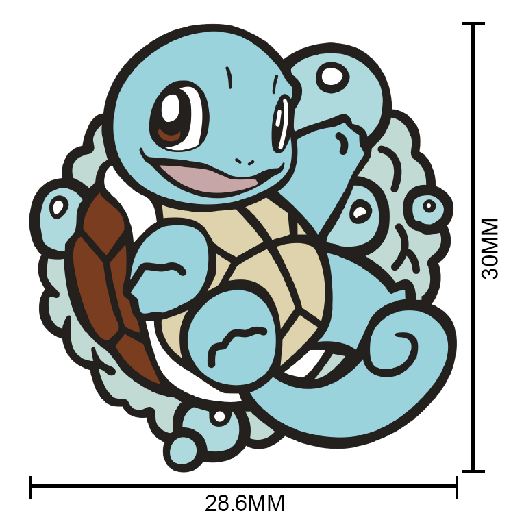 007 Squirtle Pin Badge
