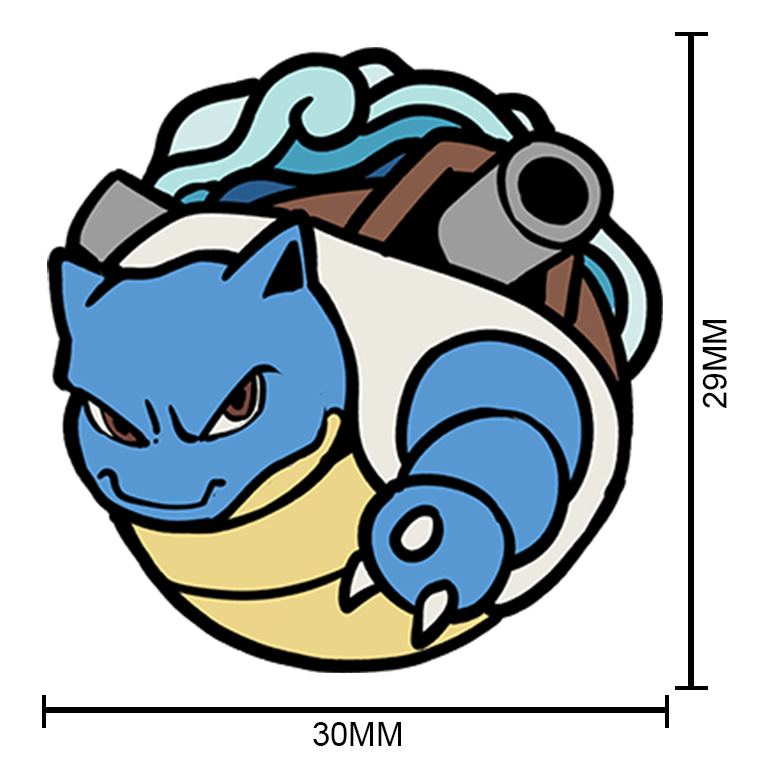 009 Blastoise Pin Badge