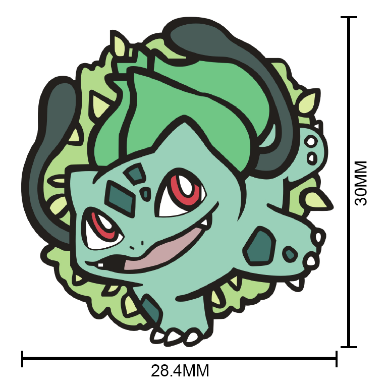 001 Bulbasaur Pin Badge