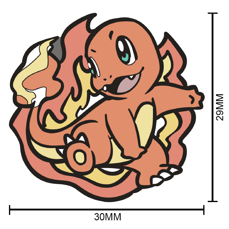 004 Charmander Pin Badge