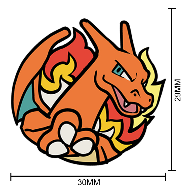 006 Charizard Pin Badge