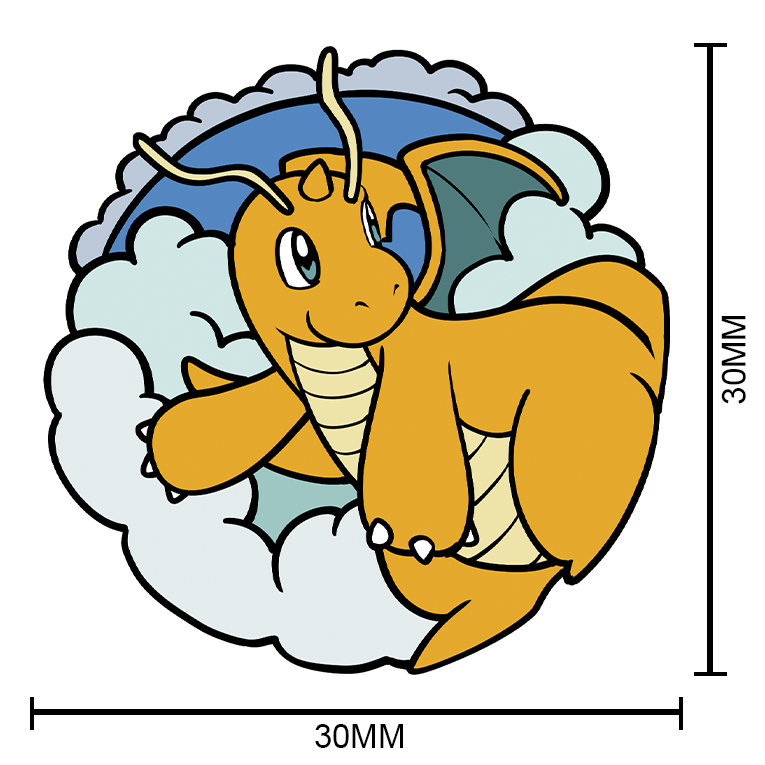 149 Dragonite Pin Badge