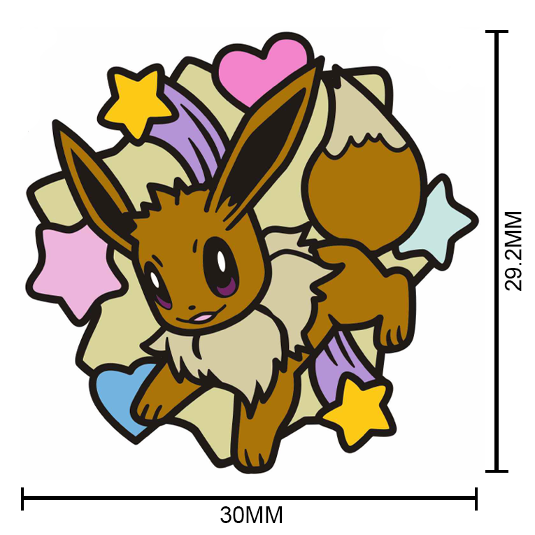 133 Eevee Pin Badge
