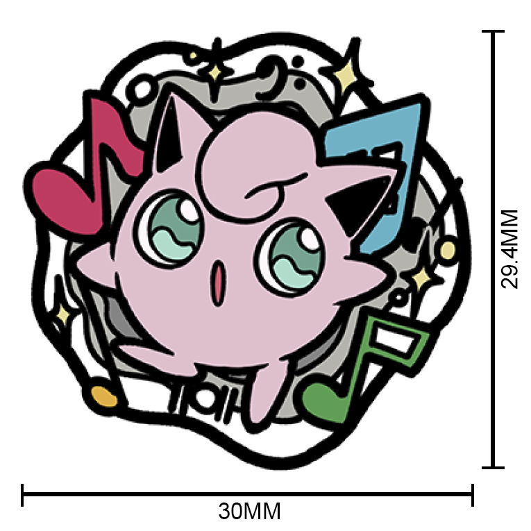 039 Jigglypuff Pin Badge