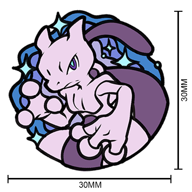 150 Mewtwo Pin Badge