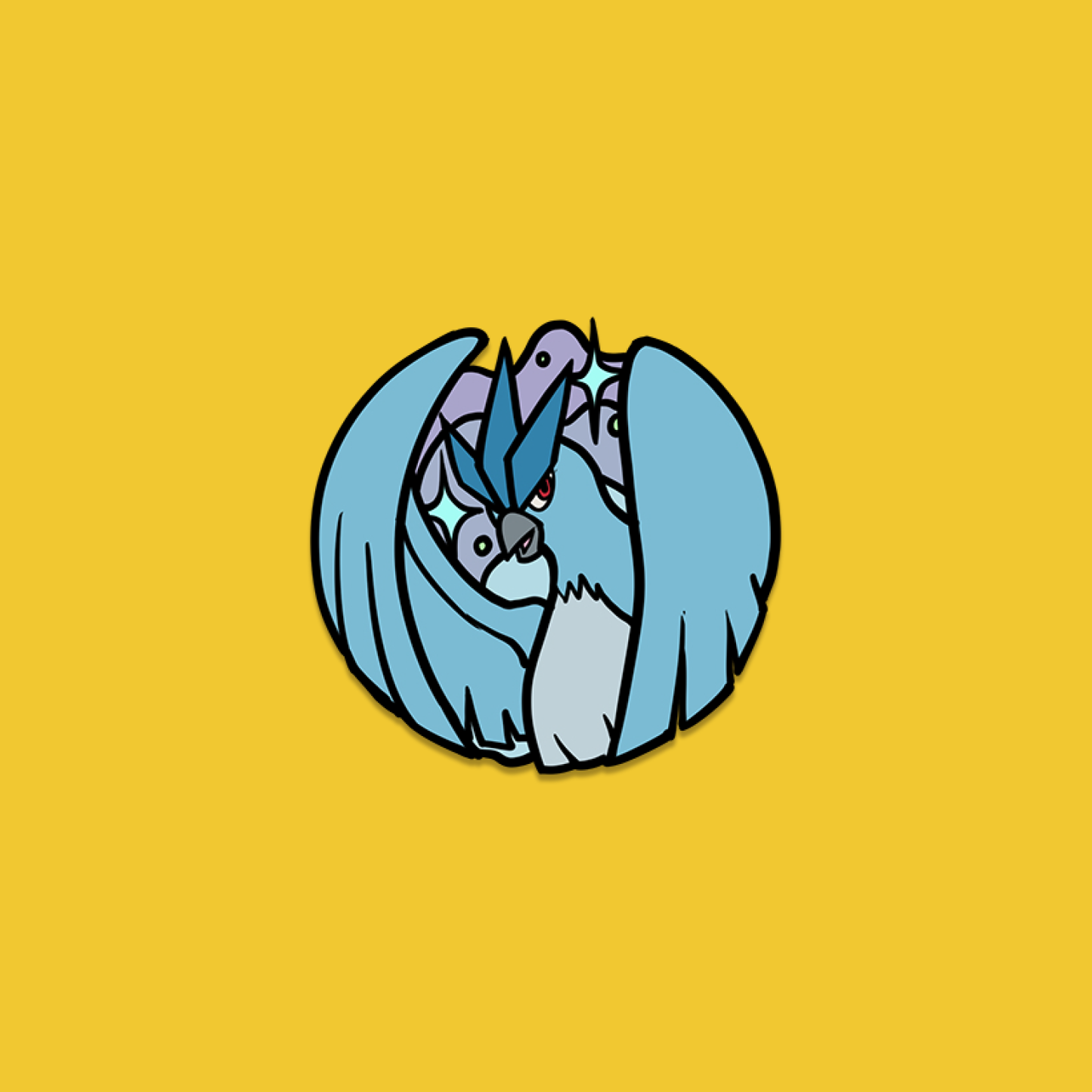 144 Articuno Pin Badge