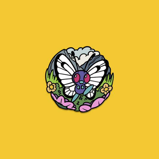 012 Butterfree Pin Badge