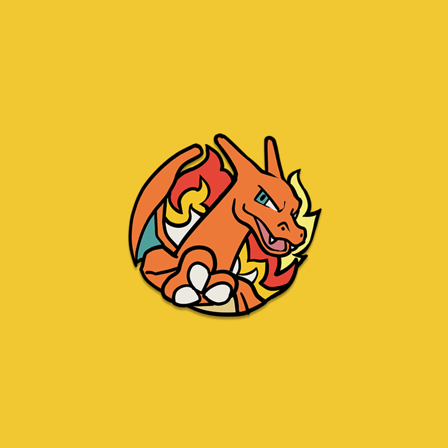 006 Charizard Pin Badge