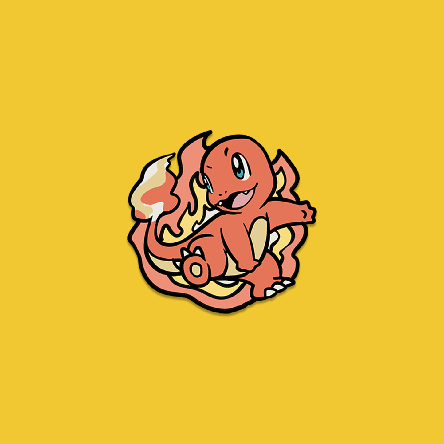 004 Charmander Pin Badge