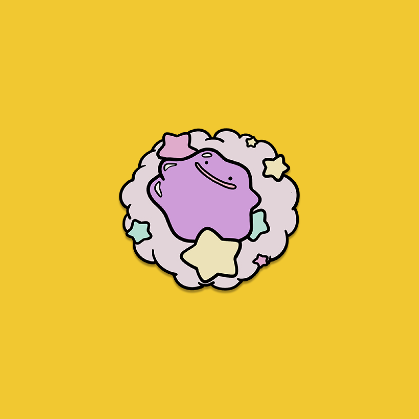 132 Ditto Pin Badge