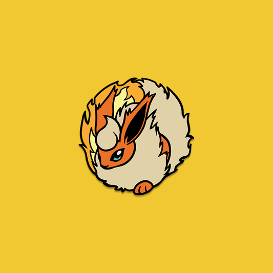 136 Flareon Pin Badge