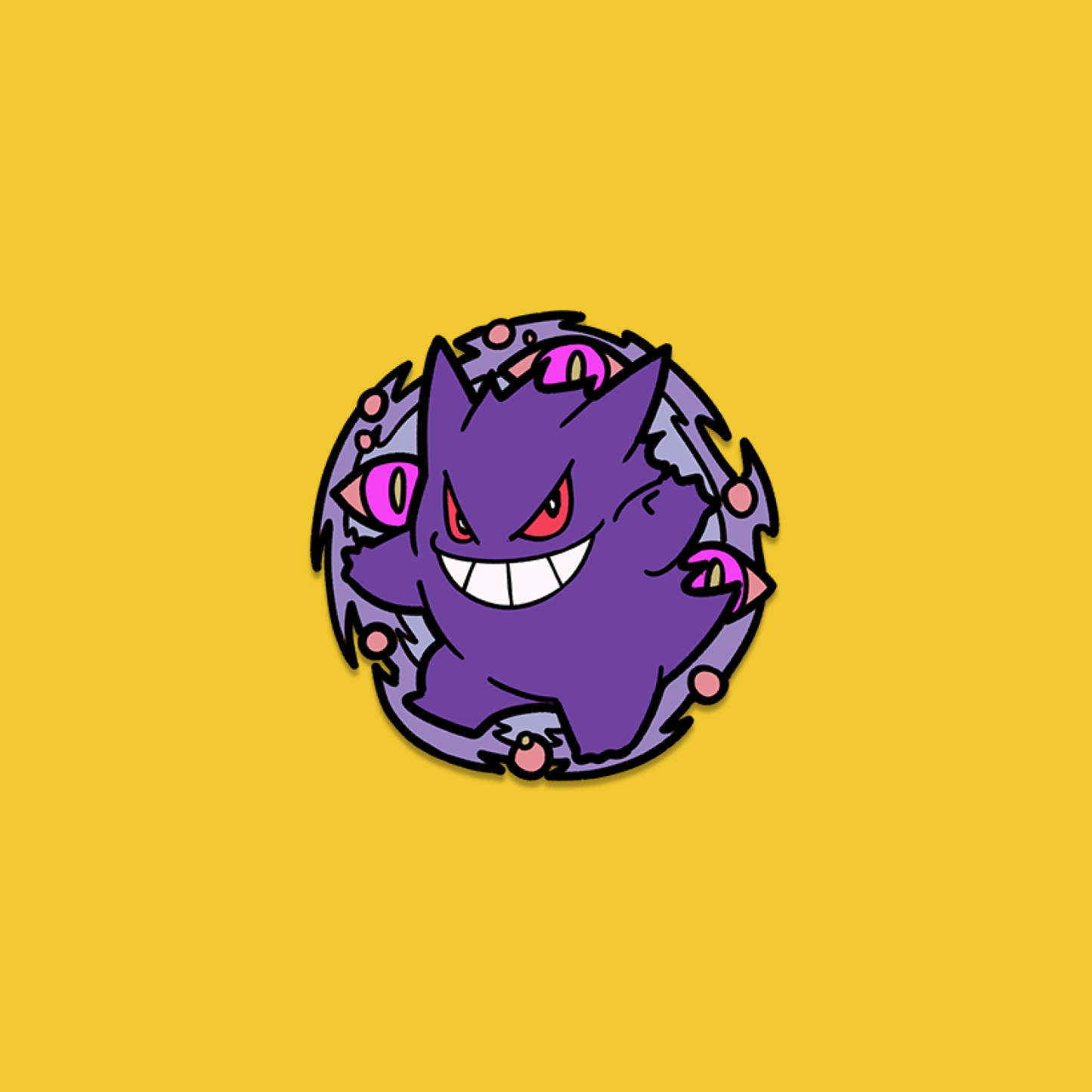 094 Gengar Pin Badge