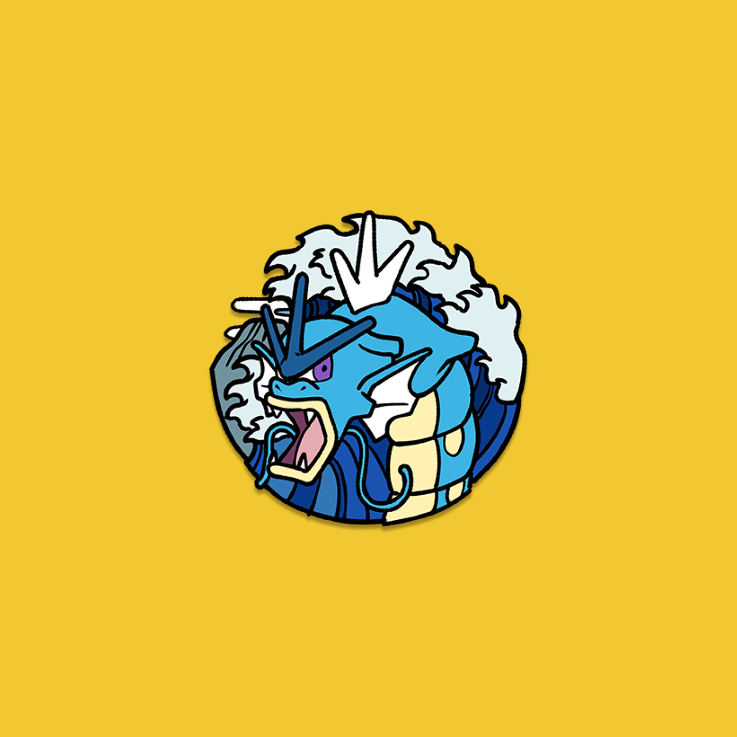130 Gyarados Pin Badge