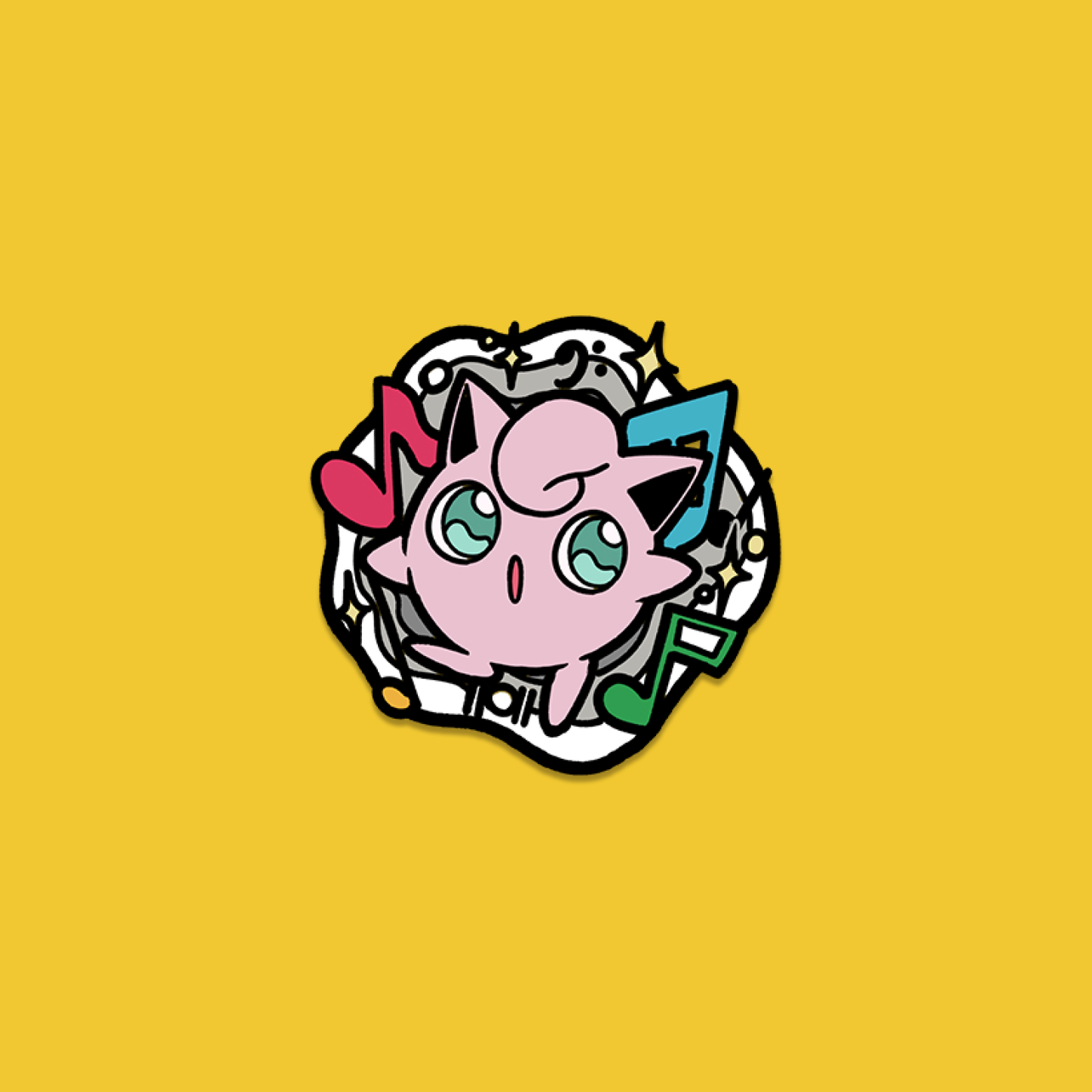 039 Jigglypuff Pin Badge