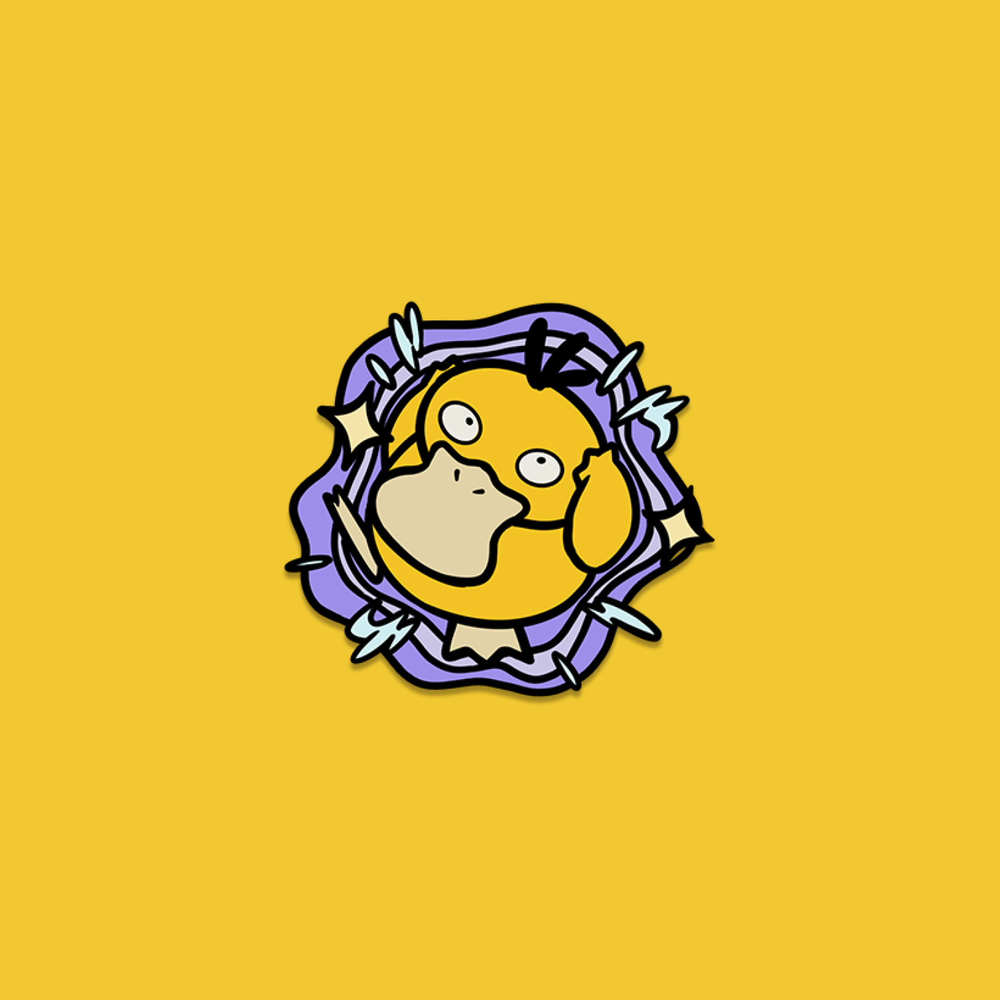 054 Psyduck Pin Badge