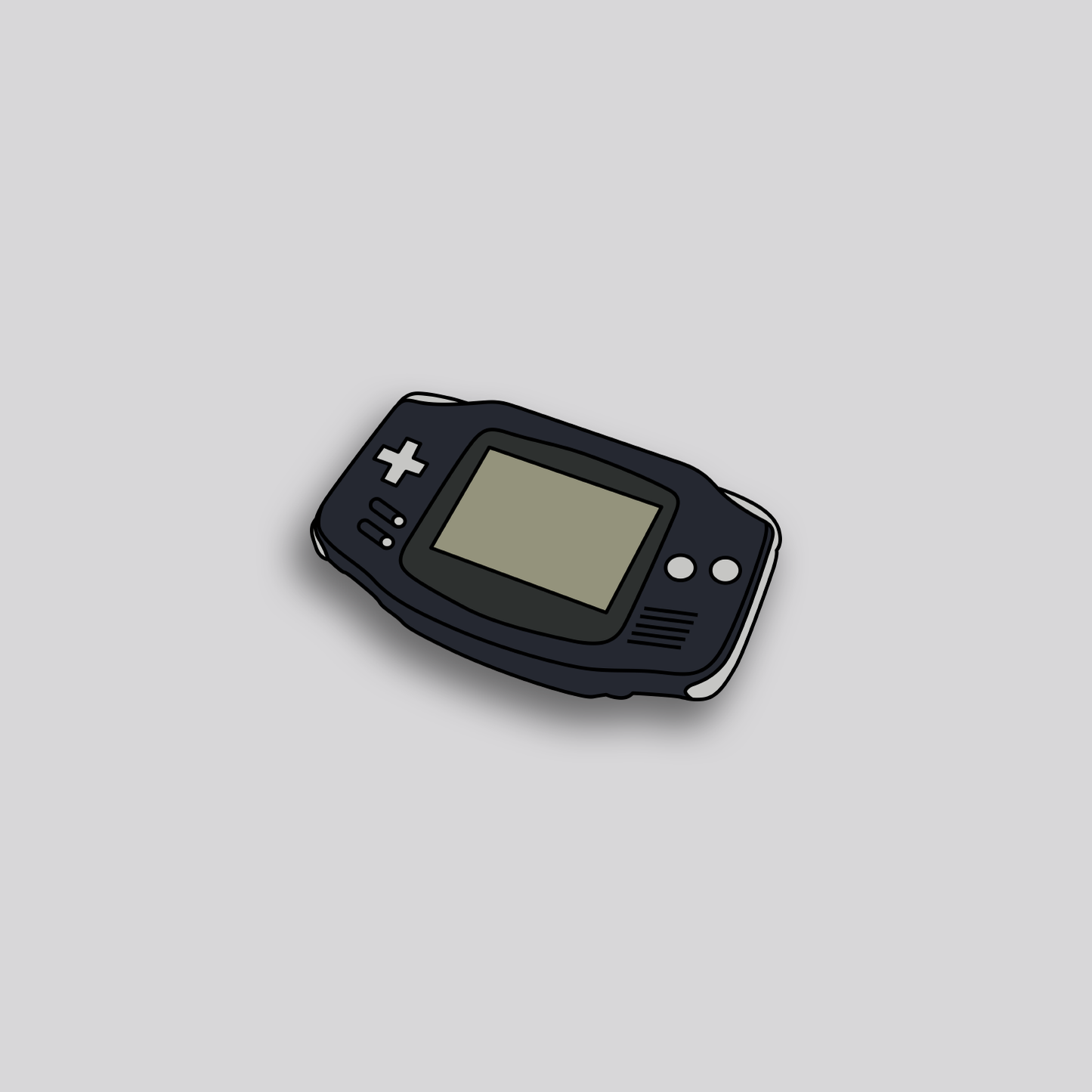 AGB Enamel Badge (Black)