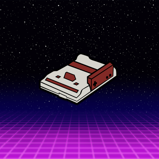 Famicom Metal Pin Badge