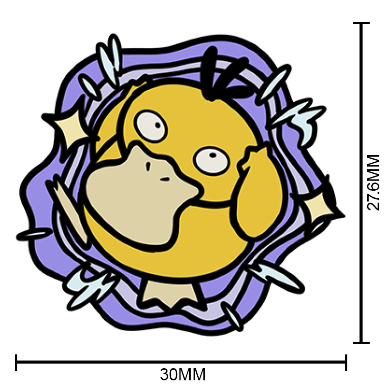 054 Psyduck Pin Badge
