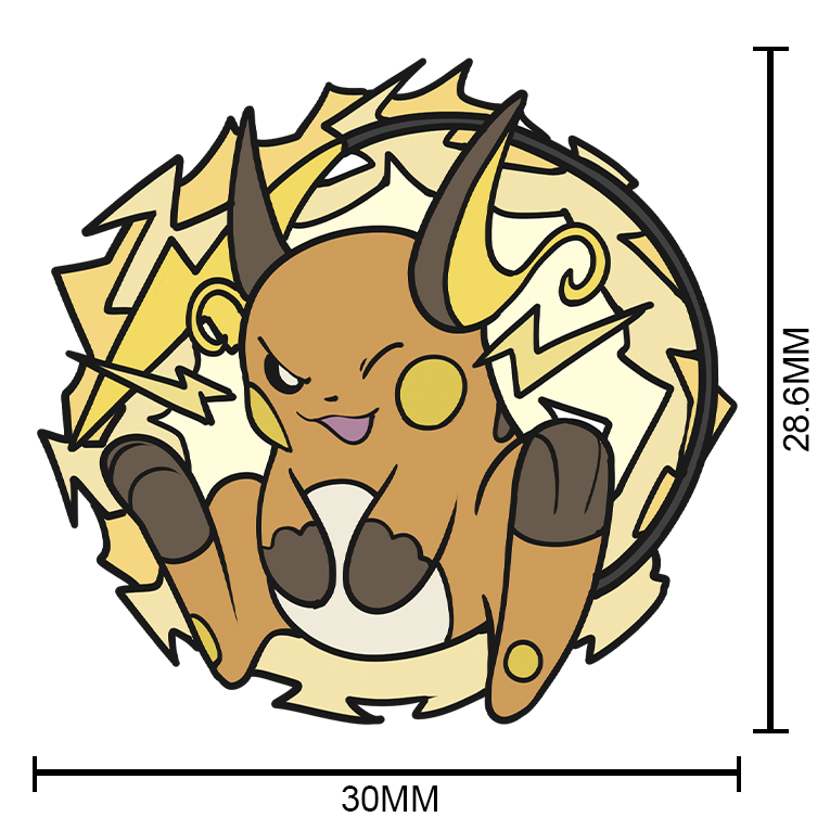 026 Raichu Pin Badge